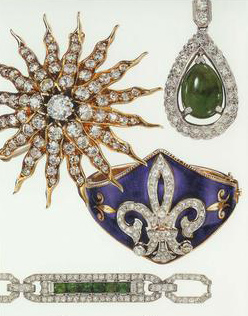 Estate jewelry, including many pieces previously owned by celebrities, will be on display on Thursday, April 11, and on Friday, April 12, at Karen’s Jewelers in Oak Ridge. (Submitted photo)